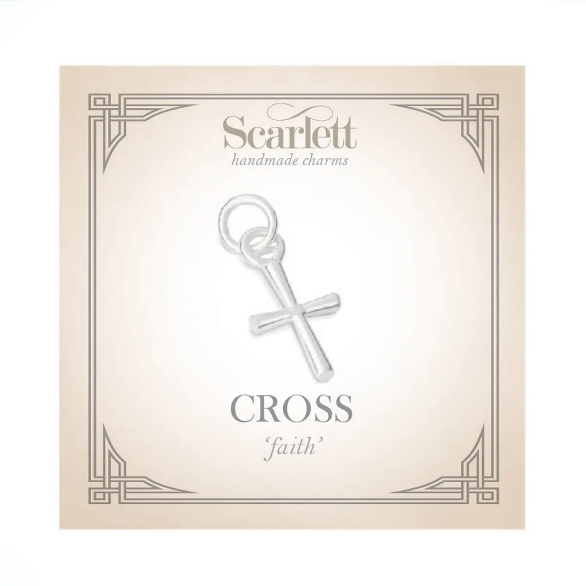 Cross Silver Charm