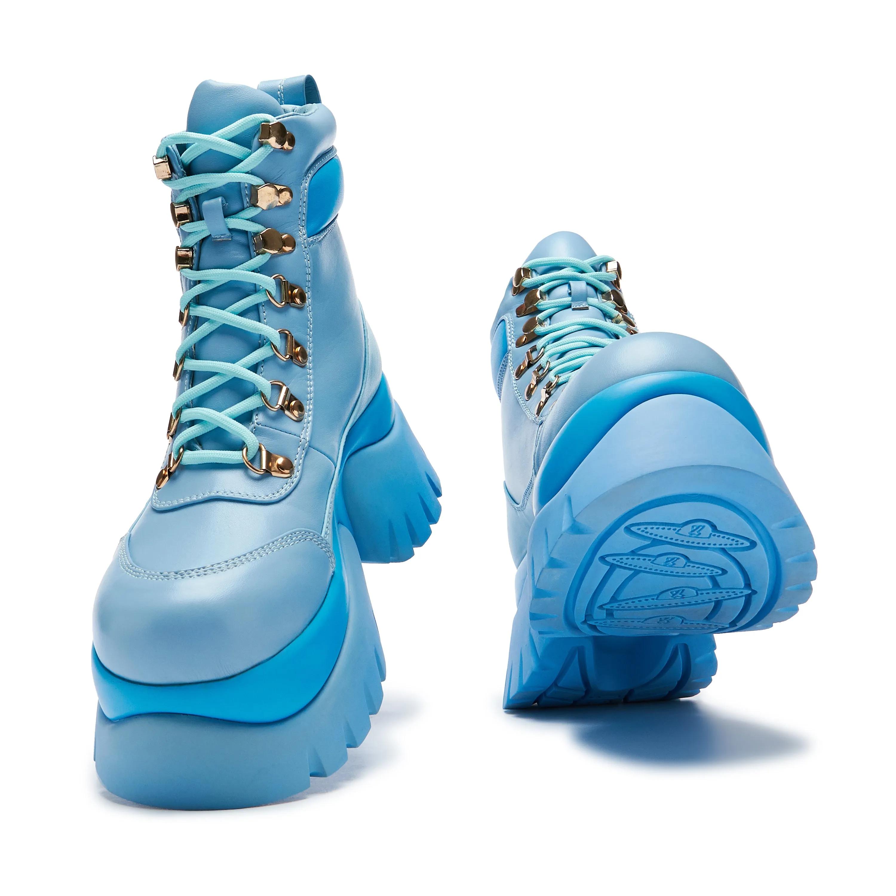 Crybaby Blue Vilun Platform Boots