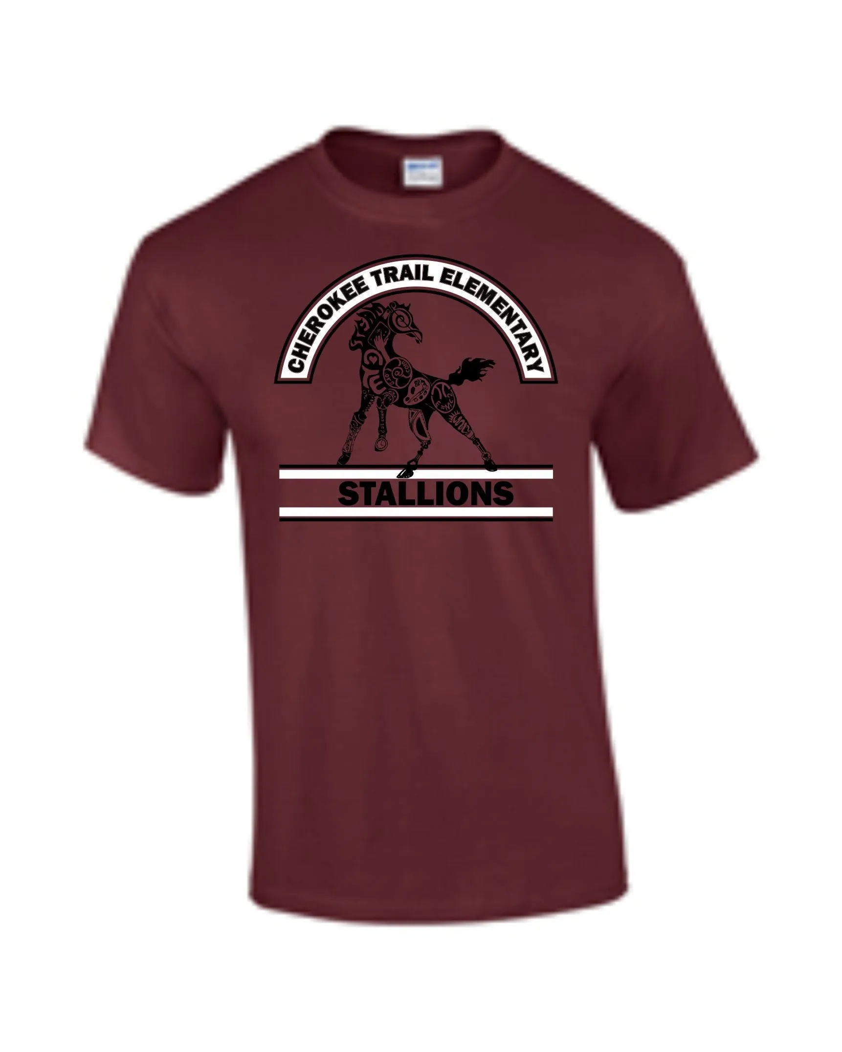 CTE Basic Maroon or Grey Tee in 4 Designs