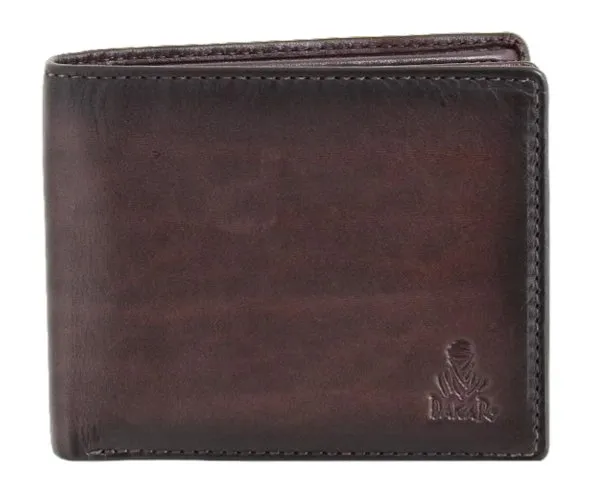 Dakar Dakota Spray Leather Wallet | Brown