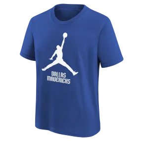 DALLAS MAVERICKS NIKE OUTERSTUFF YOUTH ROYAL BLUE SHORT SLEEVE JORDAN TEE