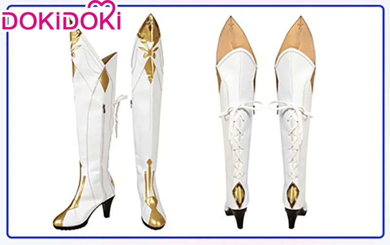 DokiDoki-R Game Genshin Impact Cosplay Jean Costume Women/Shoes