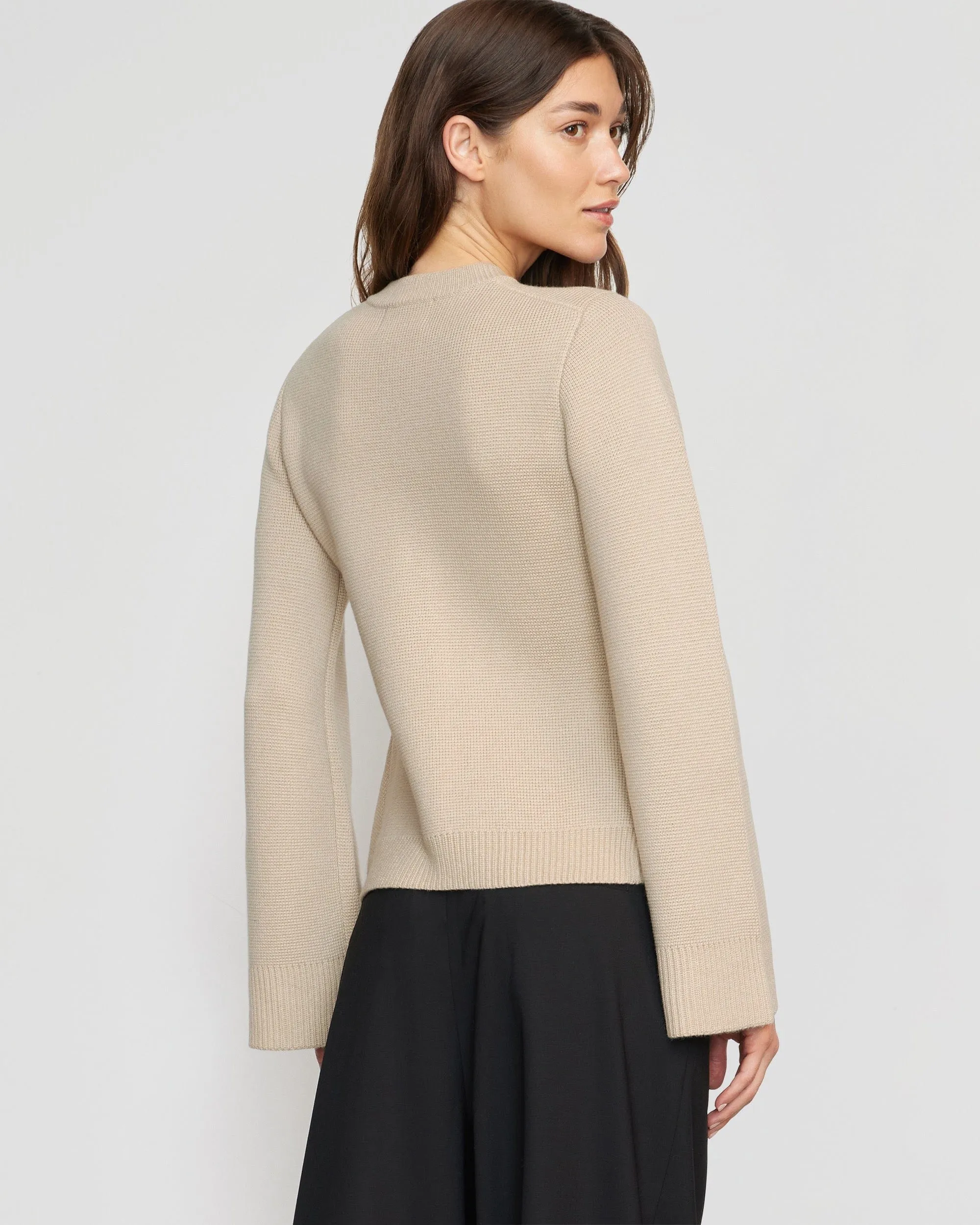 Eames Organic Cotton-Wool Button Cardigan