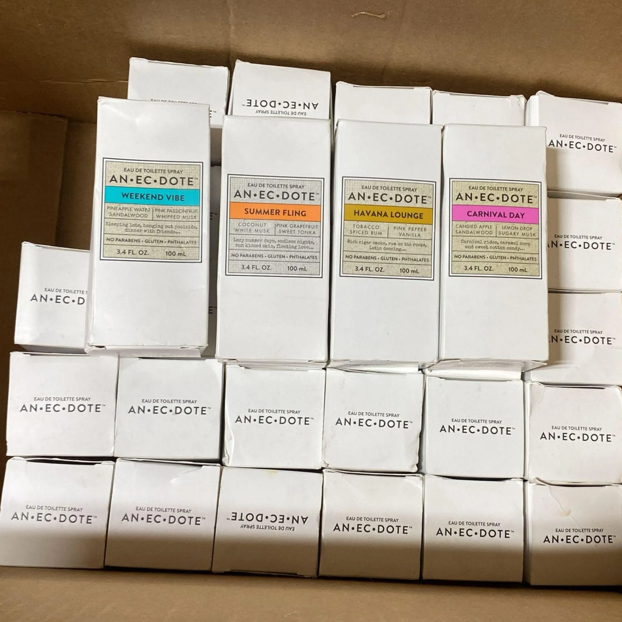 Eau De Toilette Spray AN.EC.DOTE 3.4OZ Assorted Sprays (30 Pcs Lot)