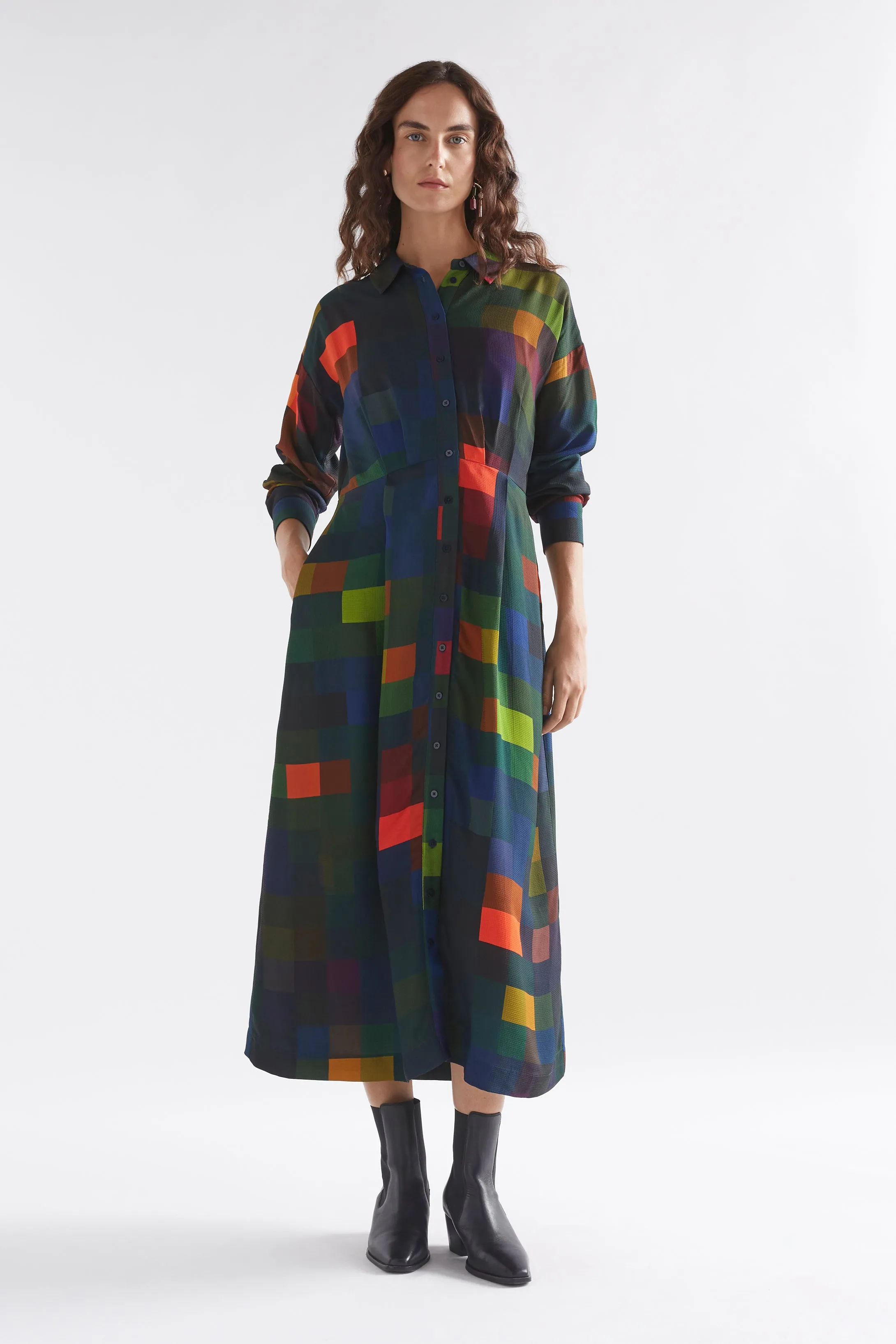 Elk The Label - Emmi Dress - Box Print