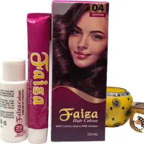 Faiza Hair Colour 04 light Brown