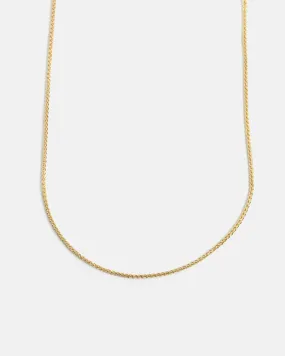 Fine Wheat Chain in 10k Gold