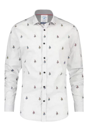 FISH - L/S ANCHOR FLOWER SHIRT