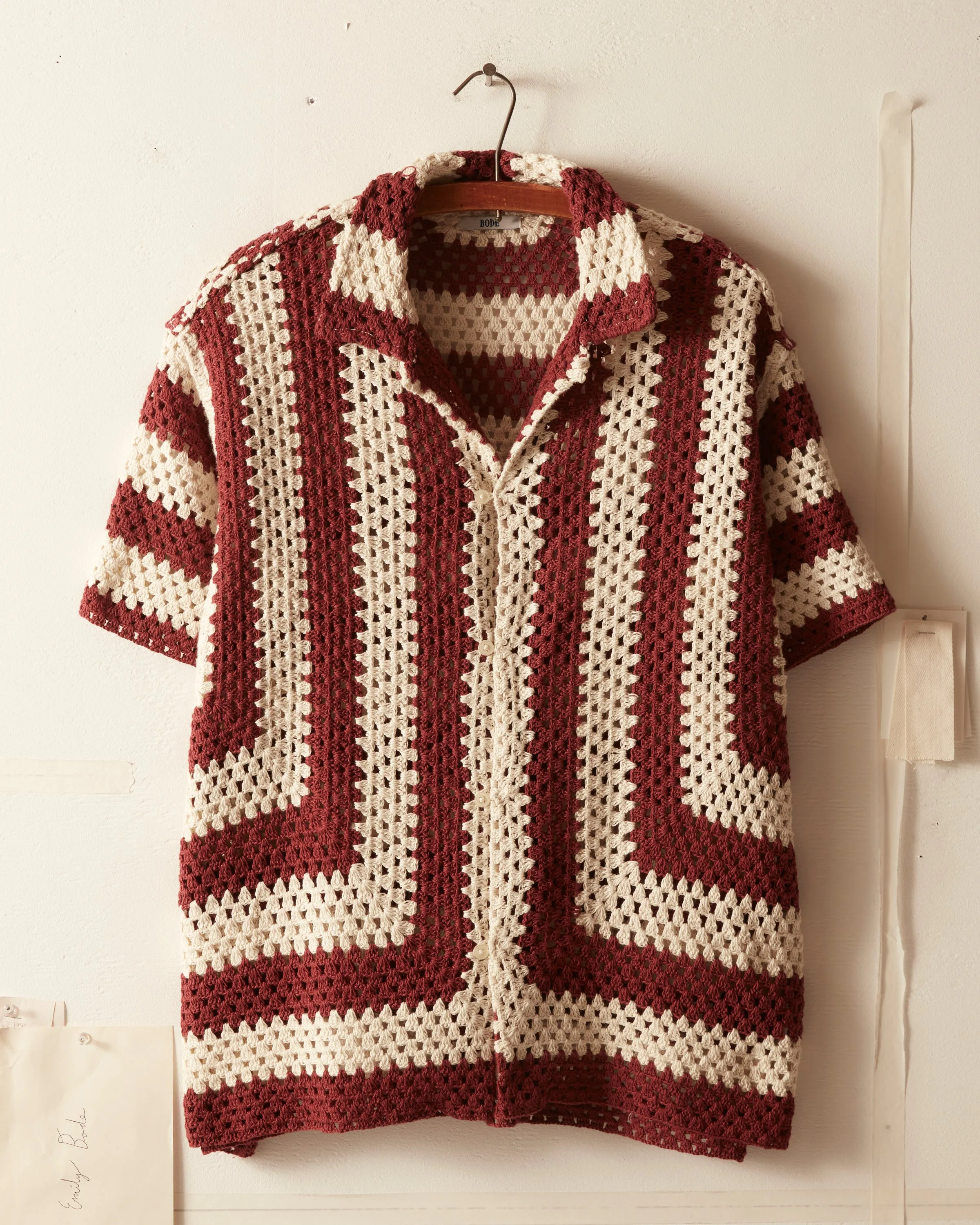 Flagship Crochet Shirt - Paprika