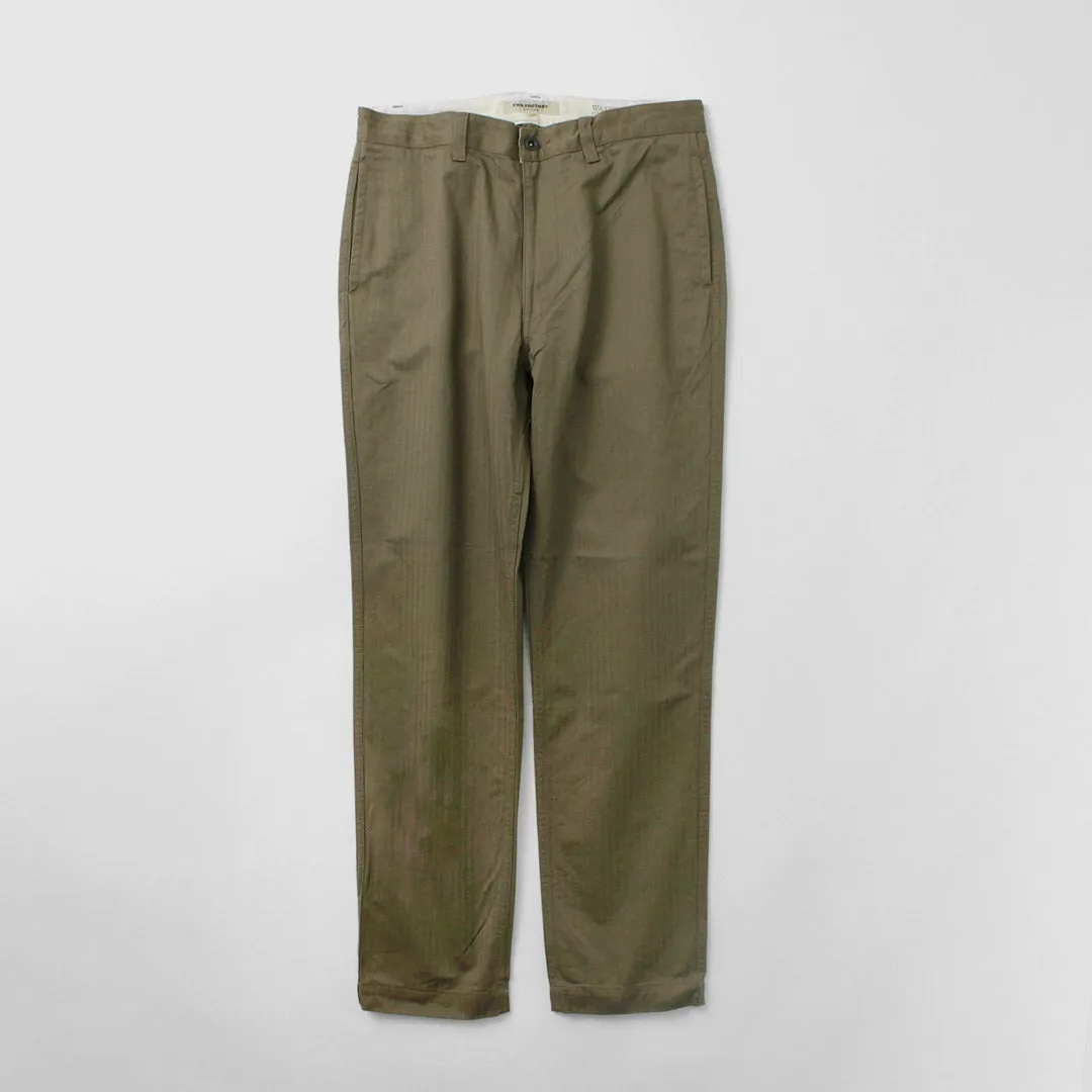 FOB FACTORY / F0522 Vat dye herringbone trouser