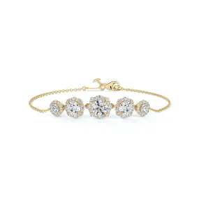 Forevermark Center of My Universe® Floral Halo Diamond Bracelet