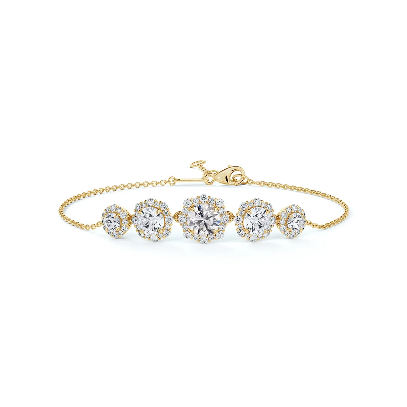 Forevermark Center of My Universe® Floral Halo Diamond Bracelet