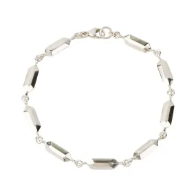 Fragment Link Bracelet in Silver