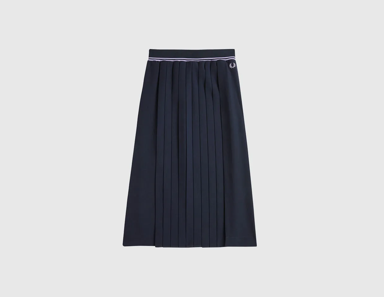 Fred Perry Women's Tipped Pleated Skirt / Navy