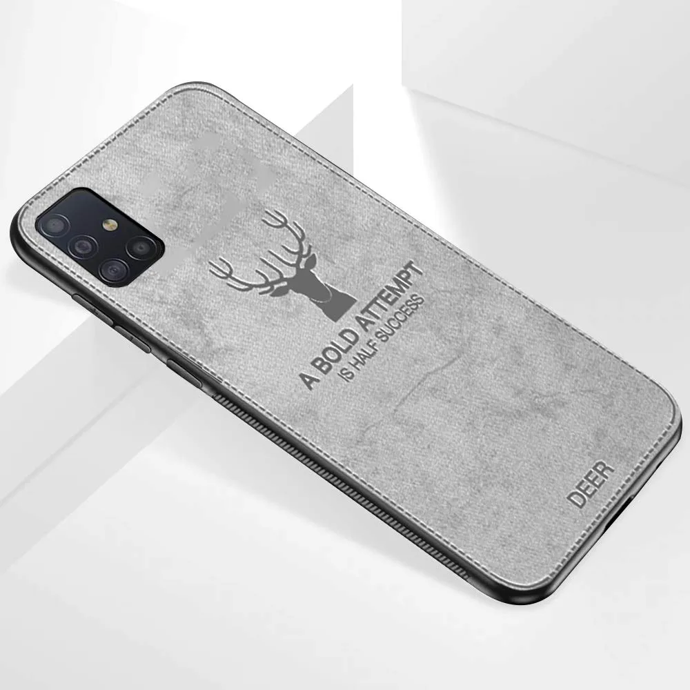 Galaxy A31 Deer Pattern Inspirational Soft Case