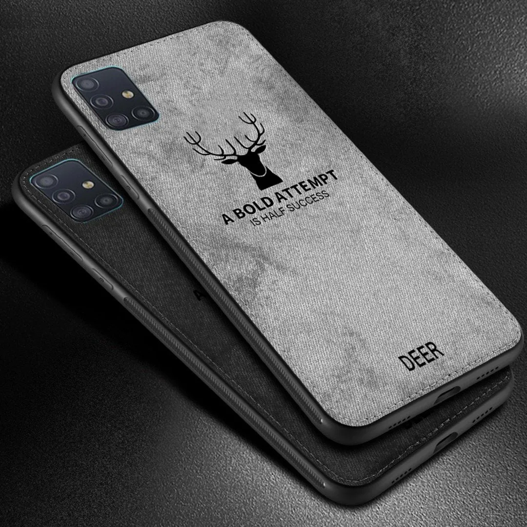 Galaxy A31 Deer Pattern Inspirational Soft Case