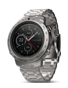 Garmin Fenix Chronos Luxury GPS Watch - Stainless Steel - Bracelet - Smartwatch