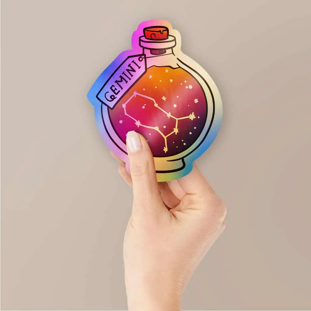 Gemini Holographic Stickers