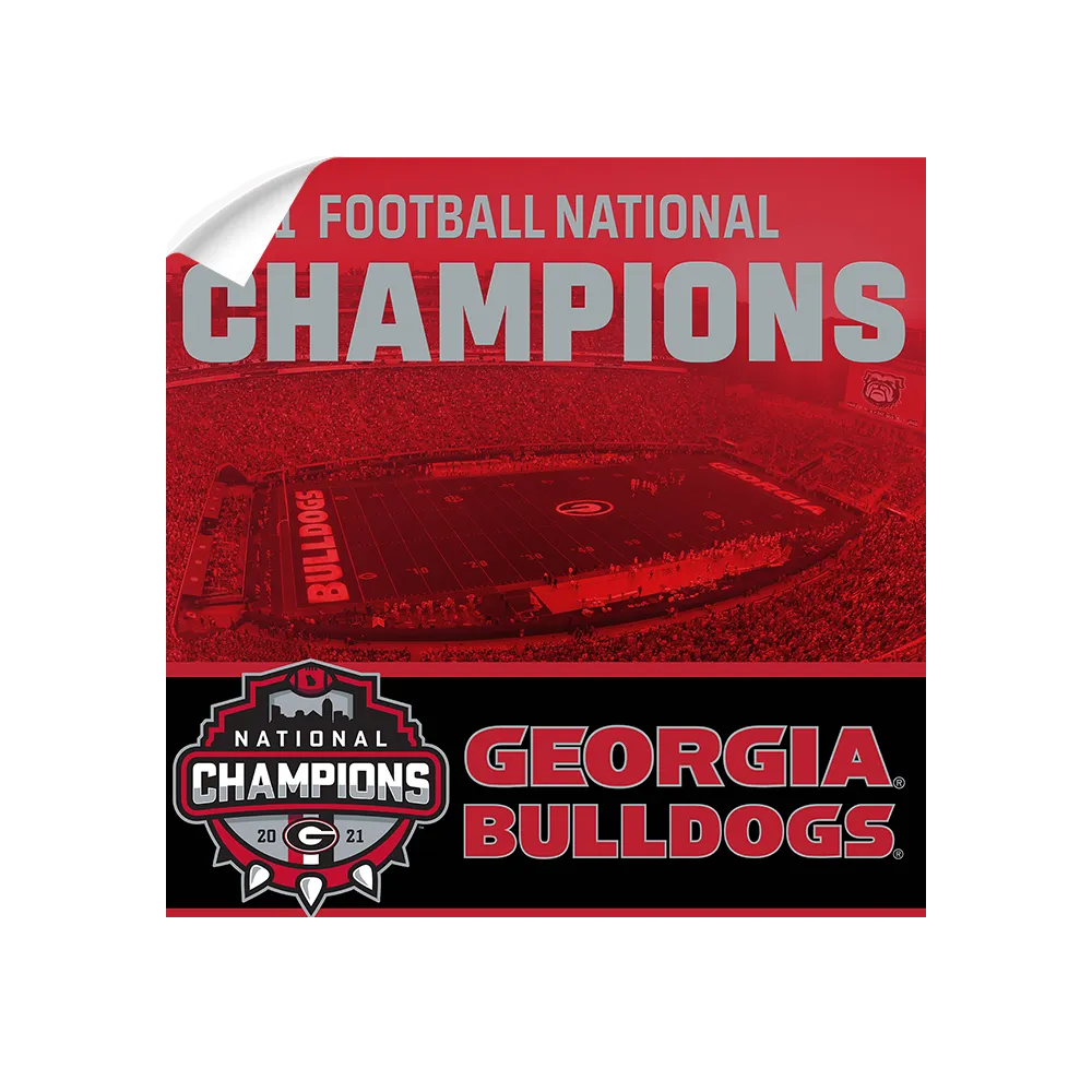 Georgia Bulldogs - 2021 National Champions Georgia Bulldogs