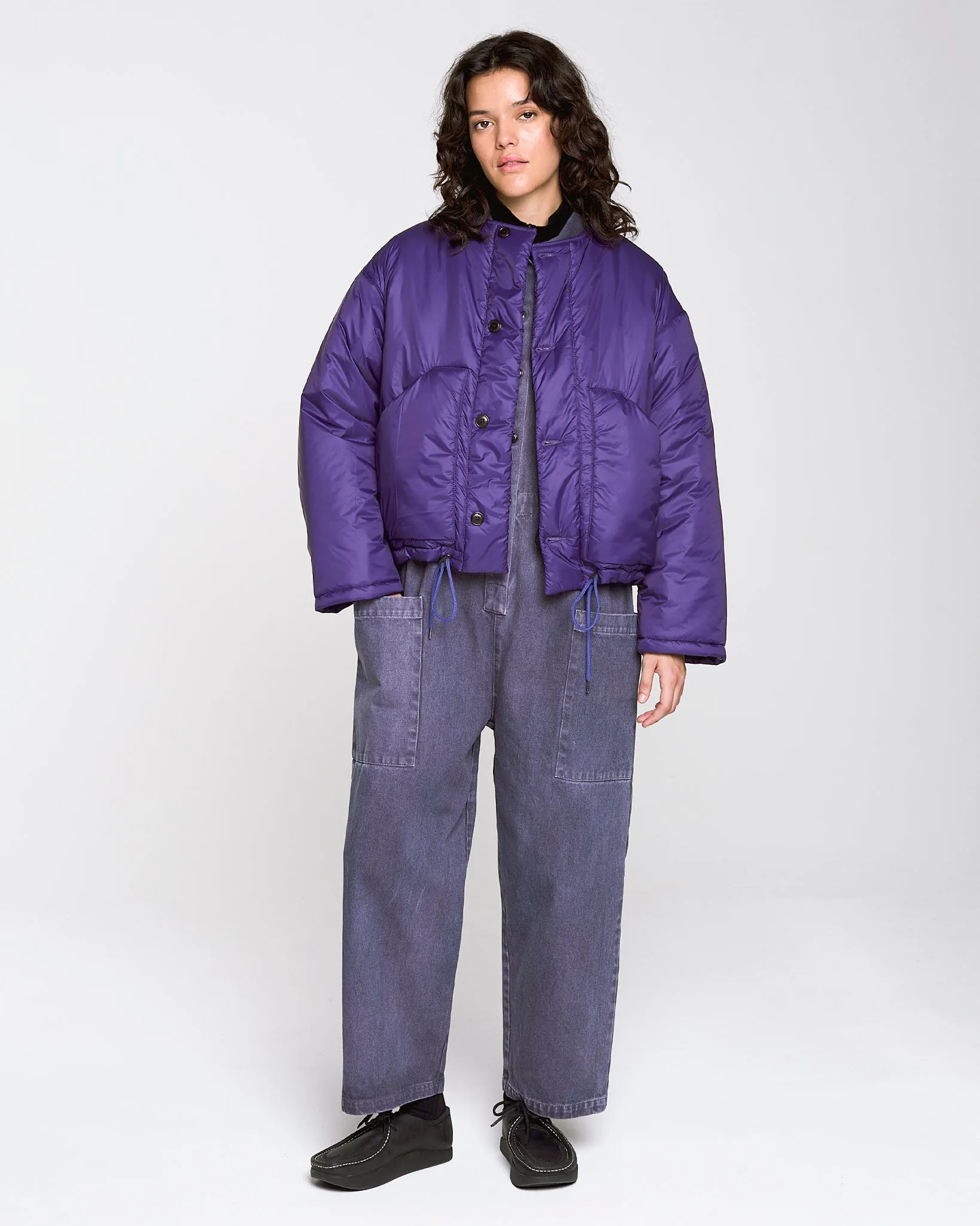 G.o.D Nuclear Jacket Padded Fury Nylon Mauve (Viola)