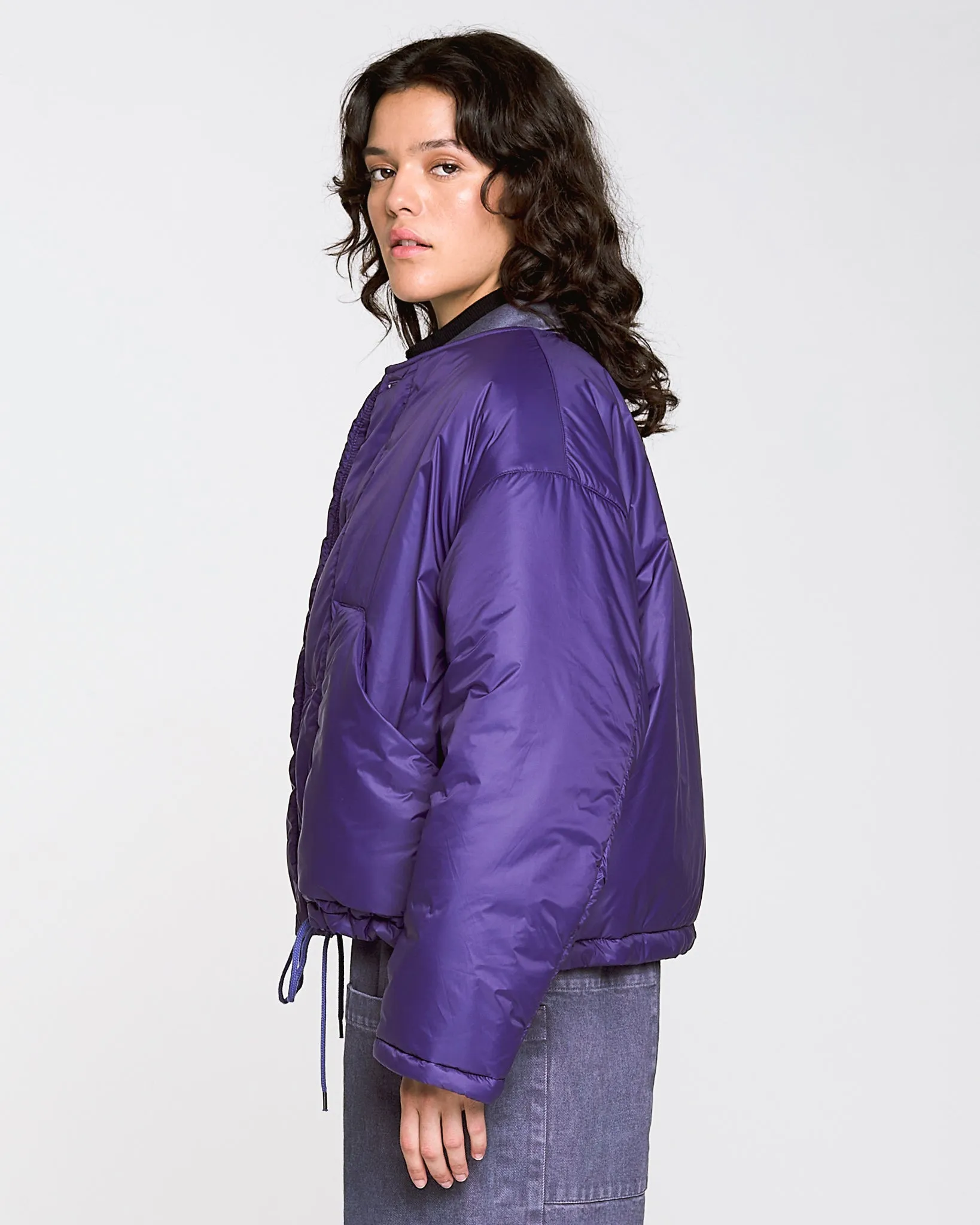 G.o.D Nuclear Jacket Padded Fury Nylon Mauve (Viola)