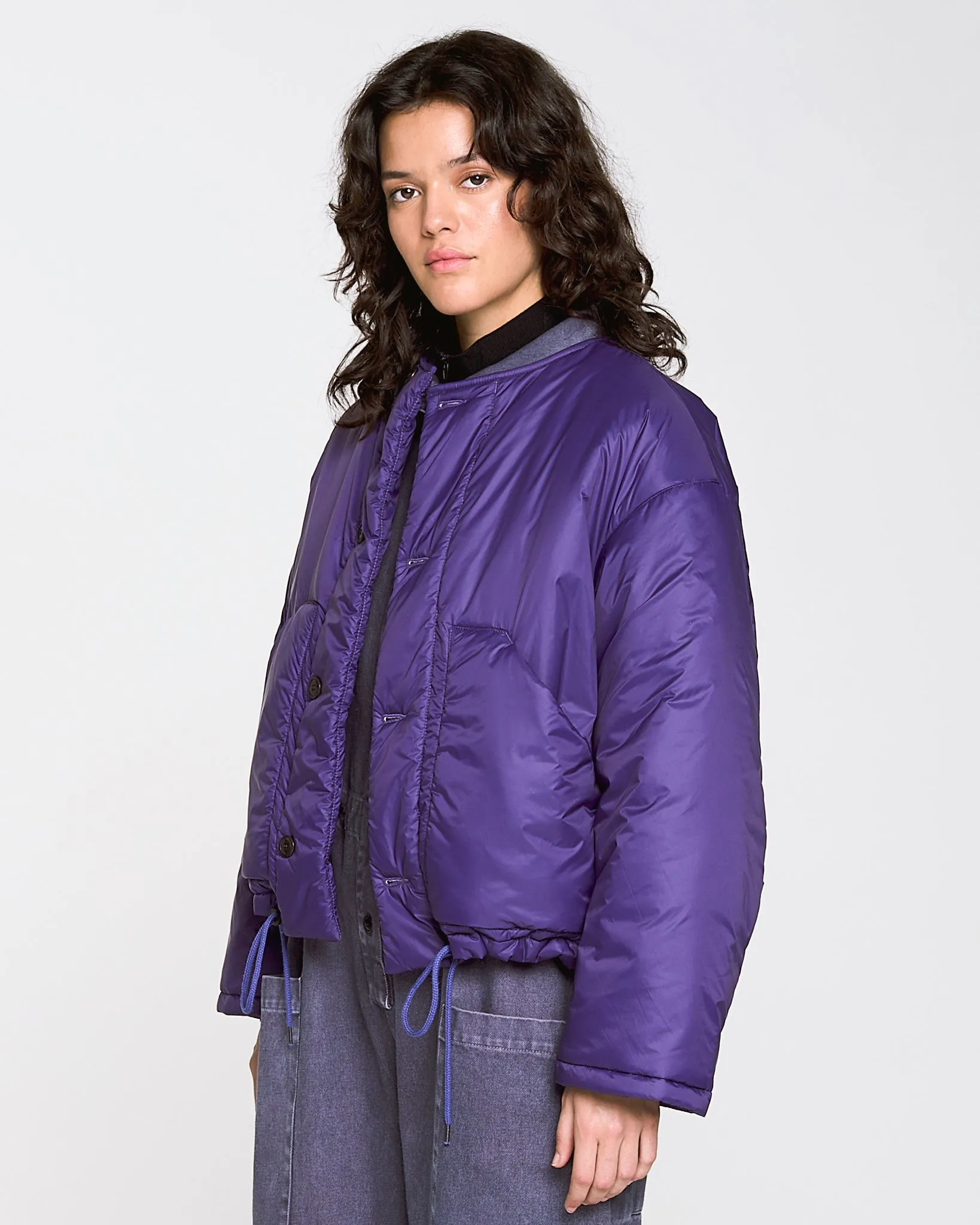 G.o.D Nuclear Jacket Padded Fury Nylon Mauve (Viola)