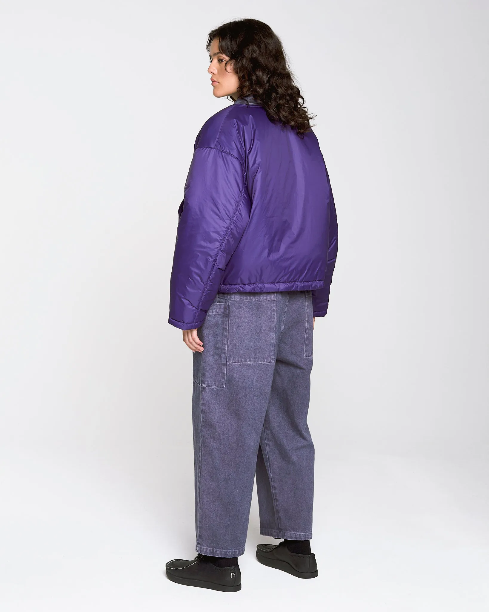 G.o.D Nuclear Jacket Padded Fury Nylon Mauve (Viola)