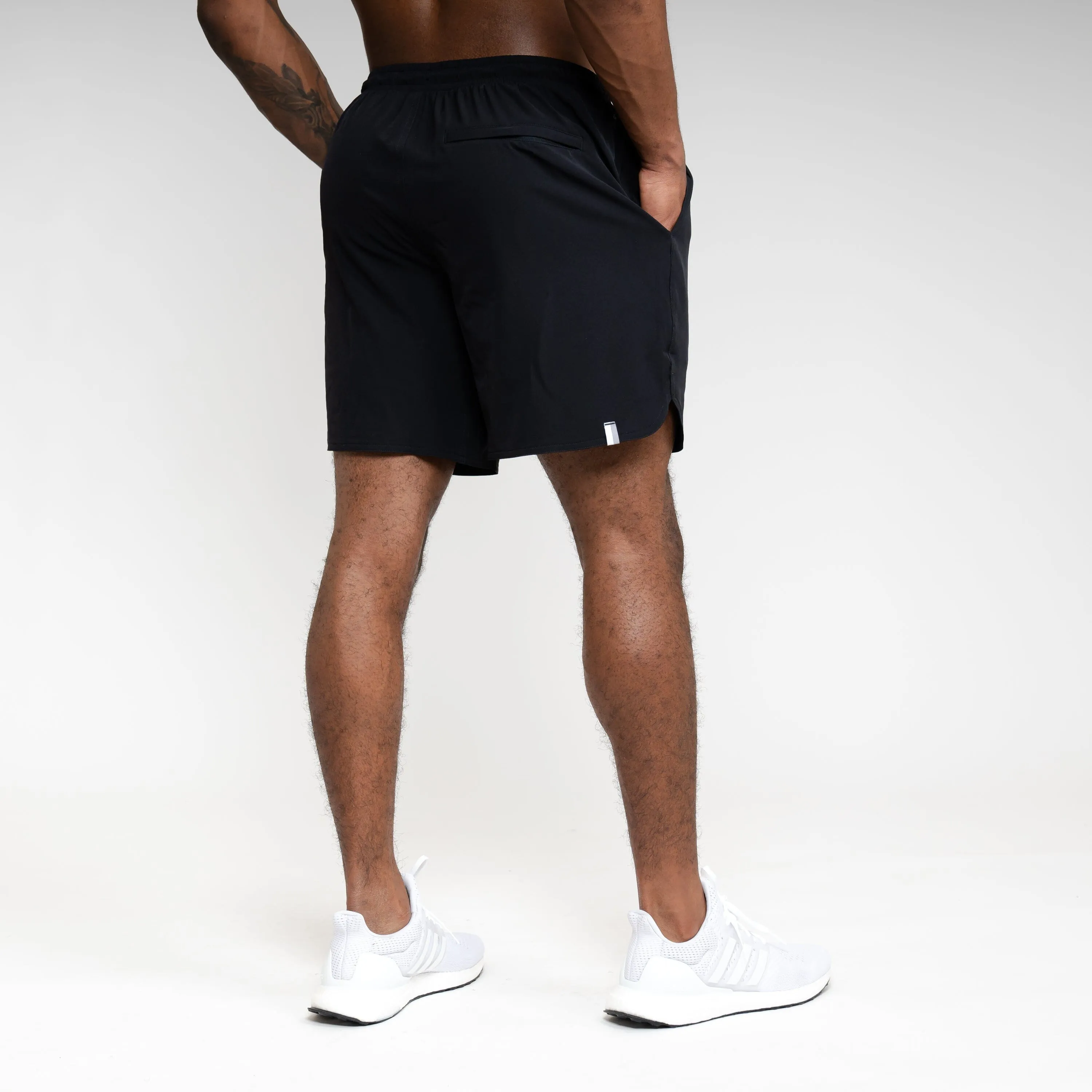 Grit Gym Short | Solid - Midnight Black