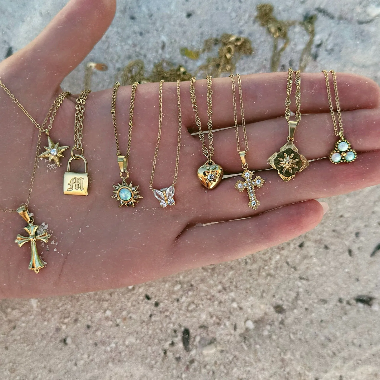 Heavenly Cross Necklace