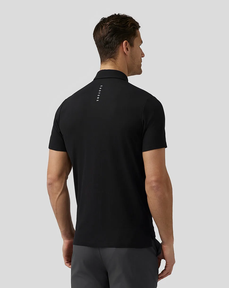 Heren Golf Essential Polo - Zwart