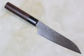 Hinoura Custom Knife ATS-34 Damascus Petty 140mm (5.5 inch, TH-8)