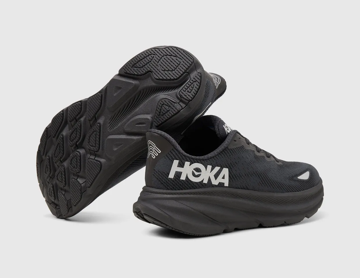 Hoka Women's Clifton 9 GORE-TEX Black / Black