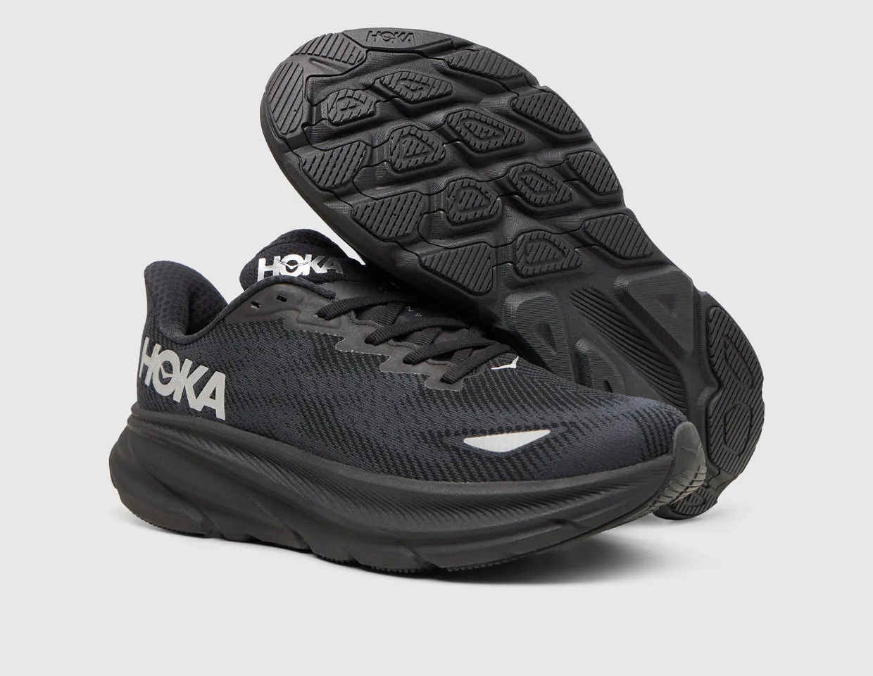 Hoka Women's Clifton 9 GORE-TEX Black / Black