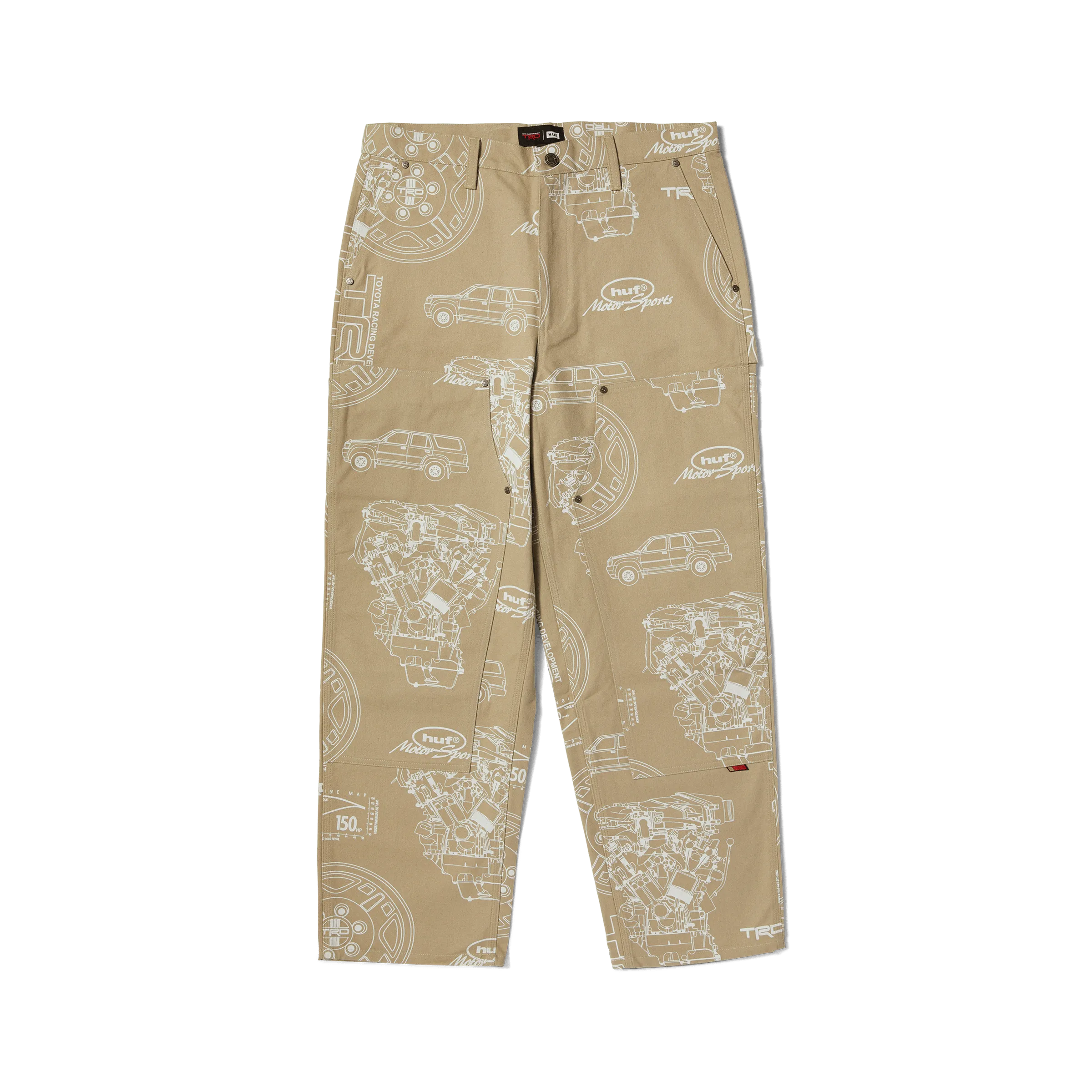 HUF x Toyota Schematic Double Knee Pant