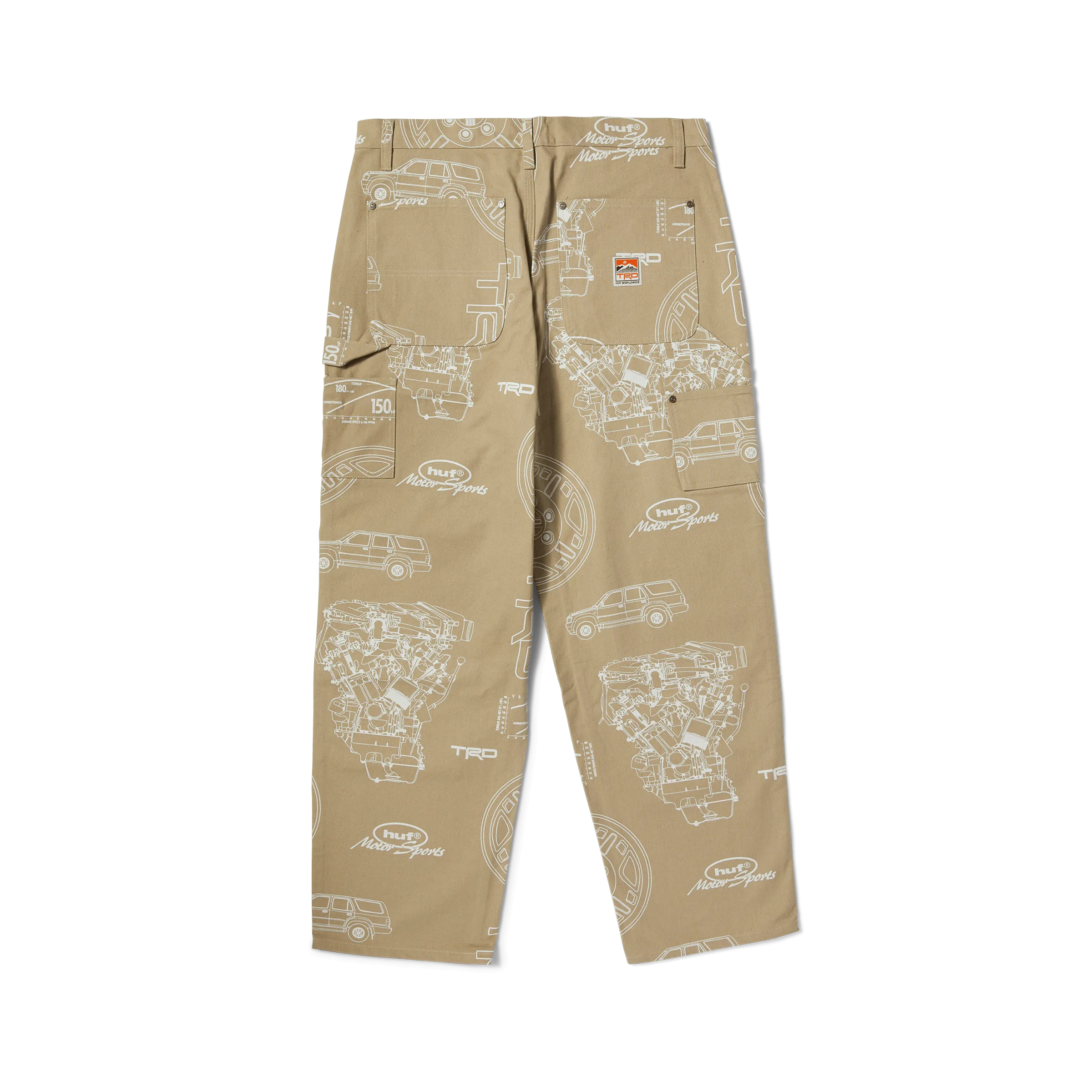 HUF x Toyota Schematic Double Knee Pant