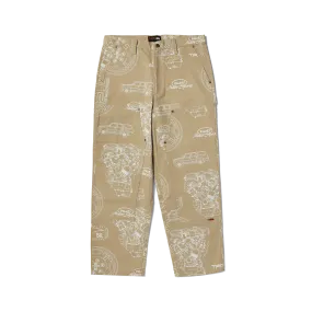 HUF x Toyota Schematic Double Knee Pant