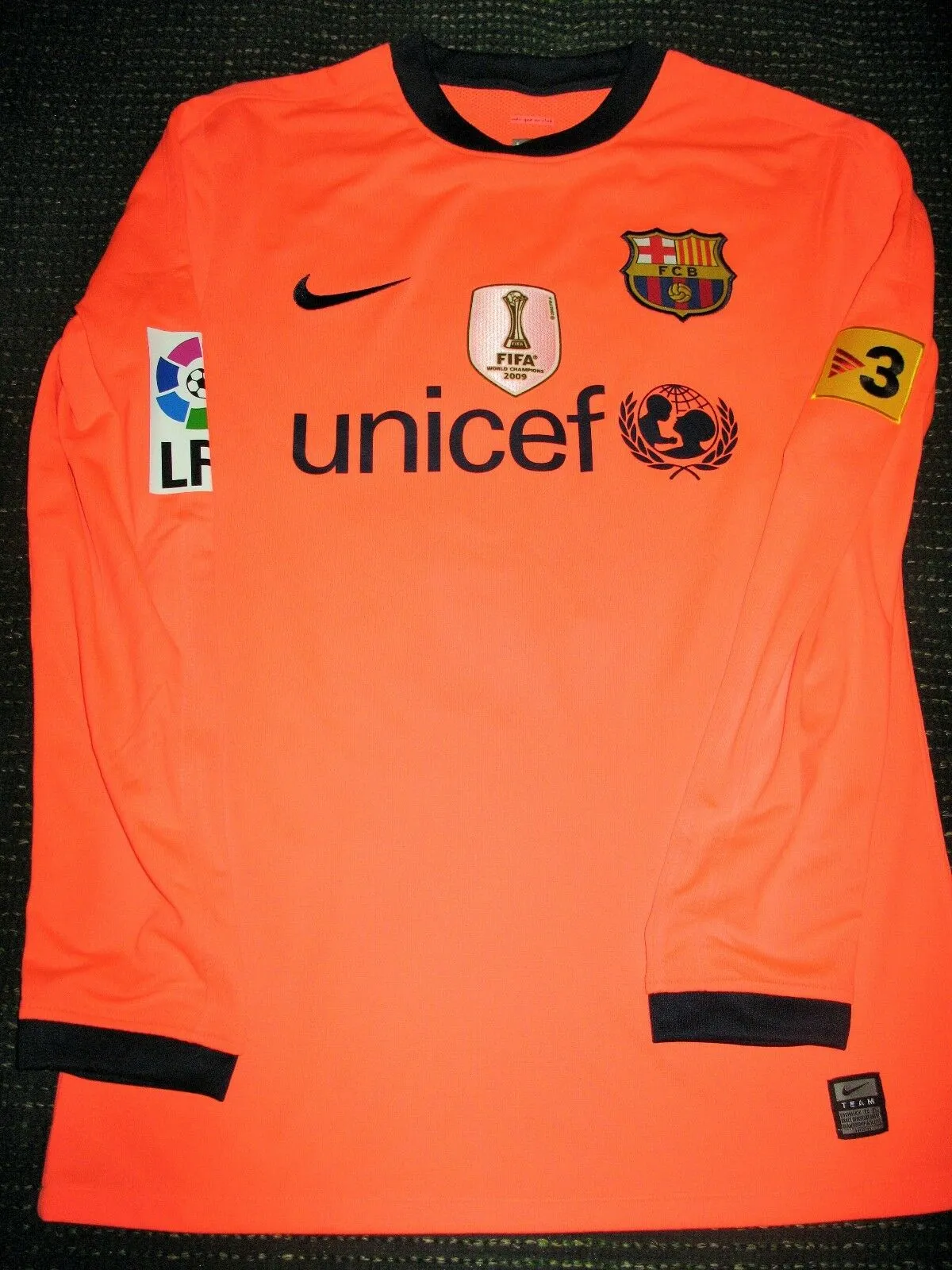 Iniesta Barcelona MATCH WORN Pink 2010 2011 Jersey Shirt Camiseta Trikot Maglia