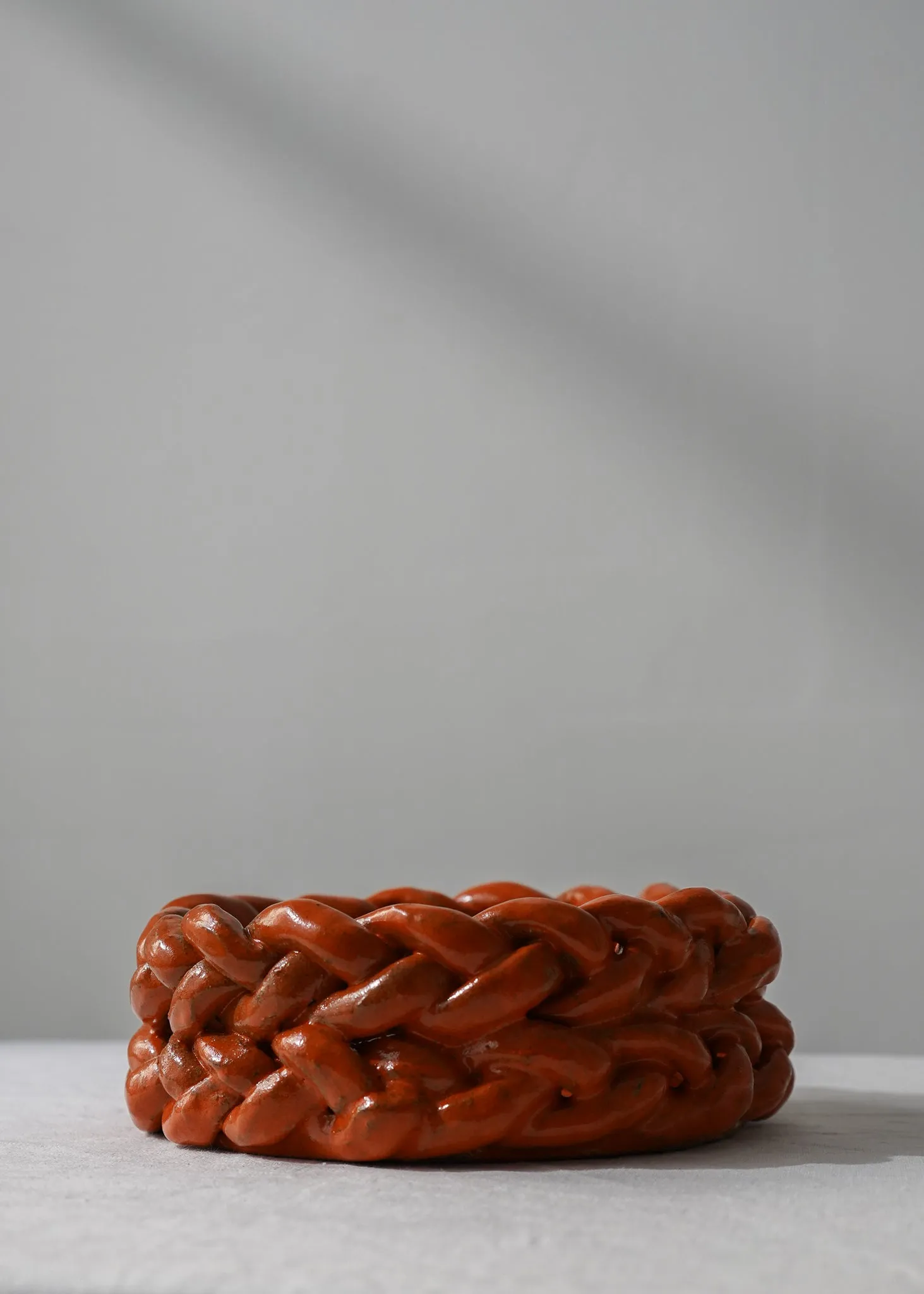 Intertwined Bowl Orange