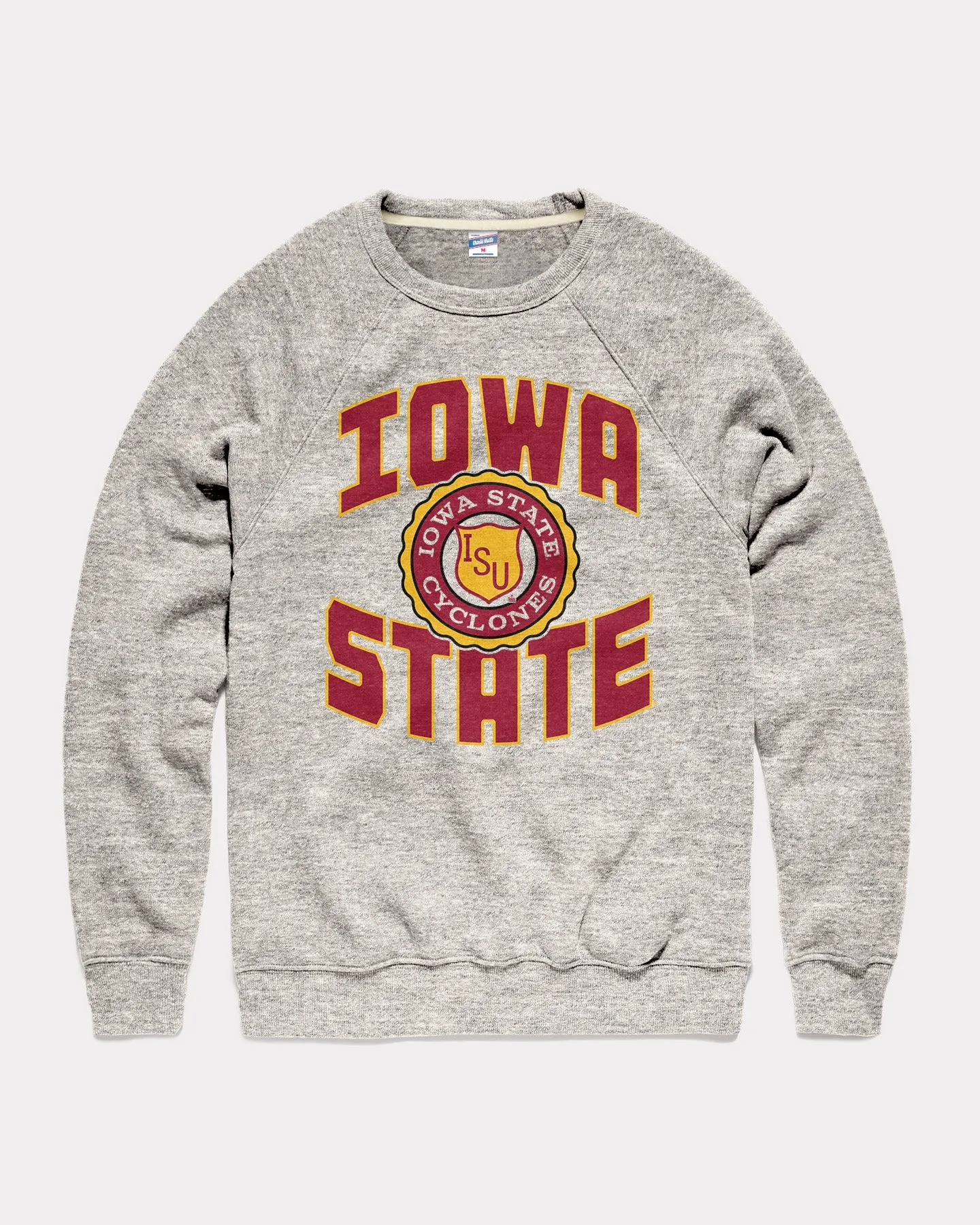 ISU Cyclones Medallion Athletic Grey Crewneck