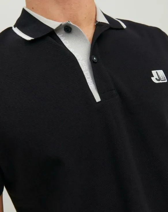 Jack & Jones Logan Black Polo Shirt Black