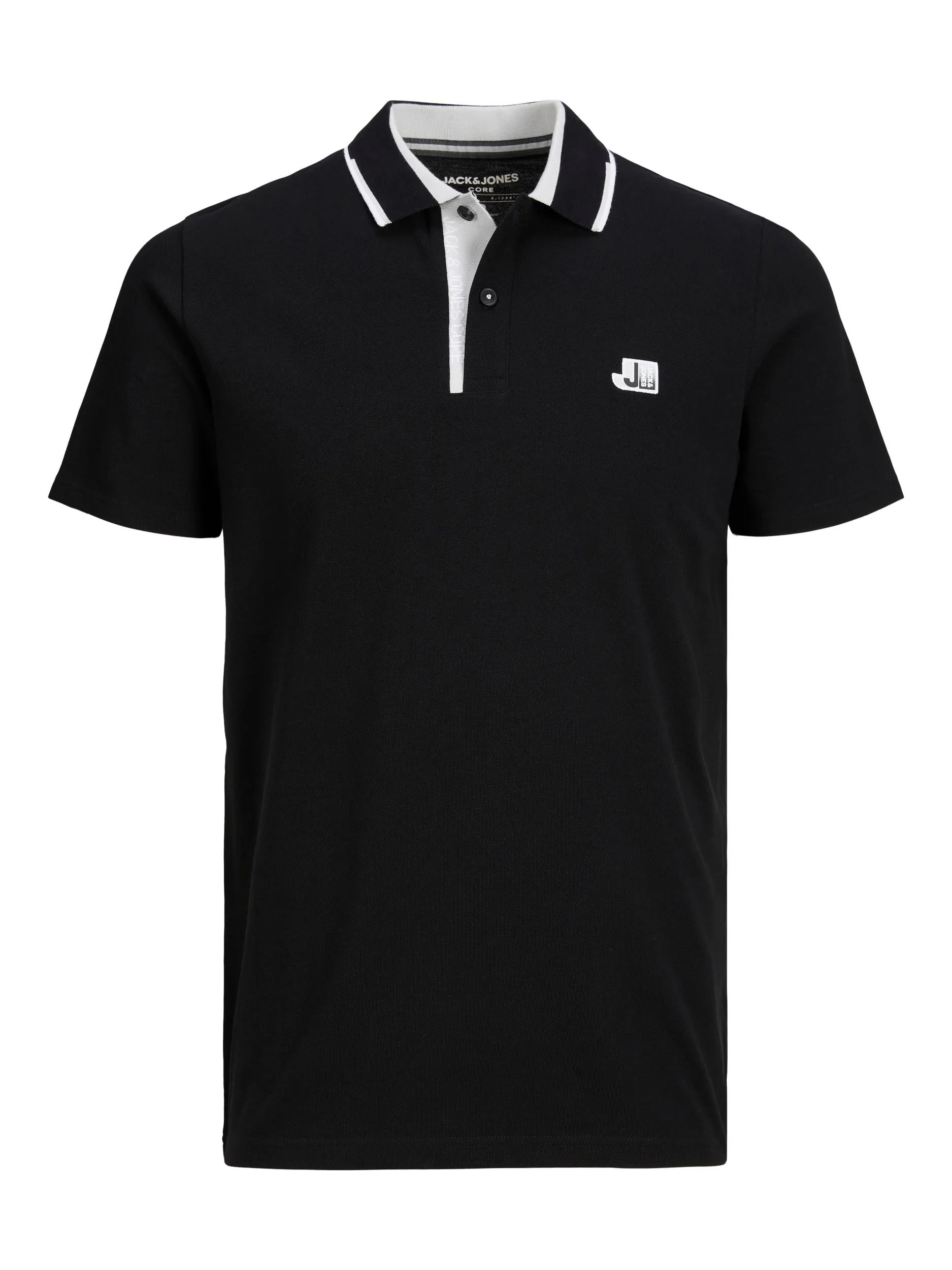 Jack & Jones Logan Black Polo Shirt Black