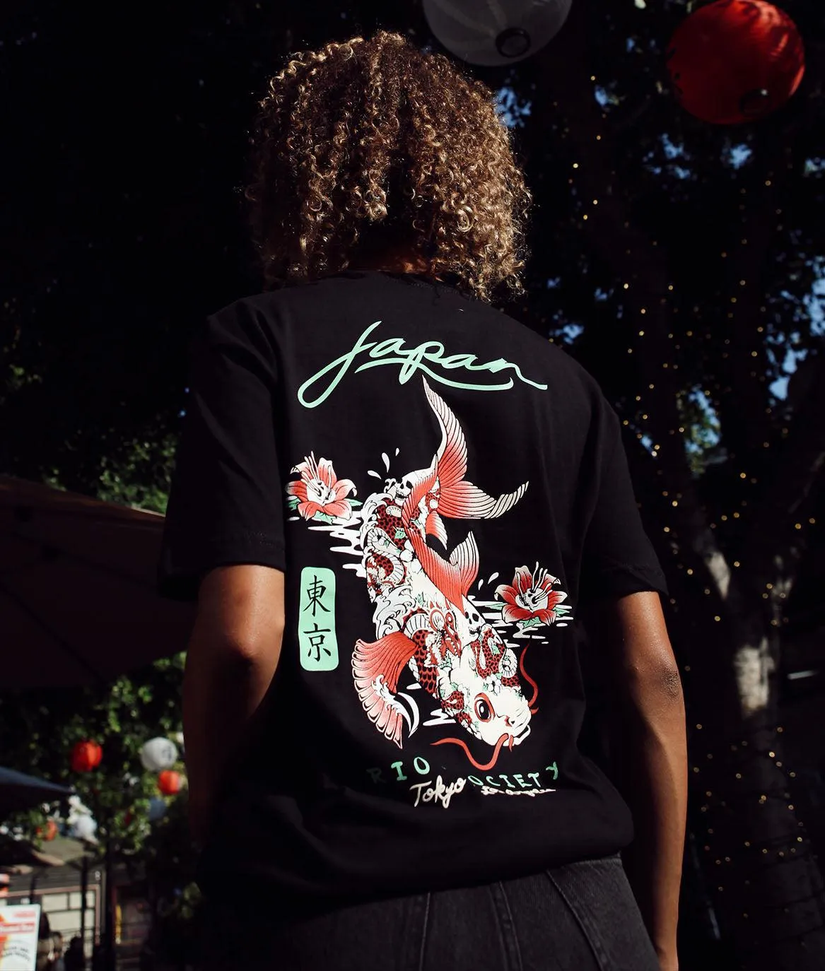 Japan Koi Tattoo Womens Tee