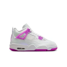 Jordan - Girl - GS Retro 4 - White/Hyper Violet