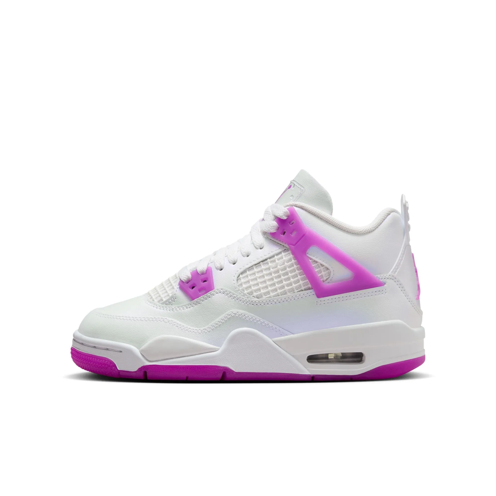 Jordan - Girl - GS Retro 4 - White/Hyper Violet