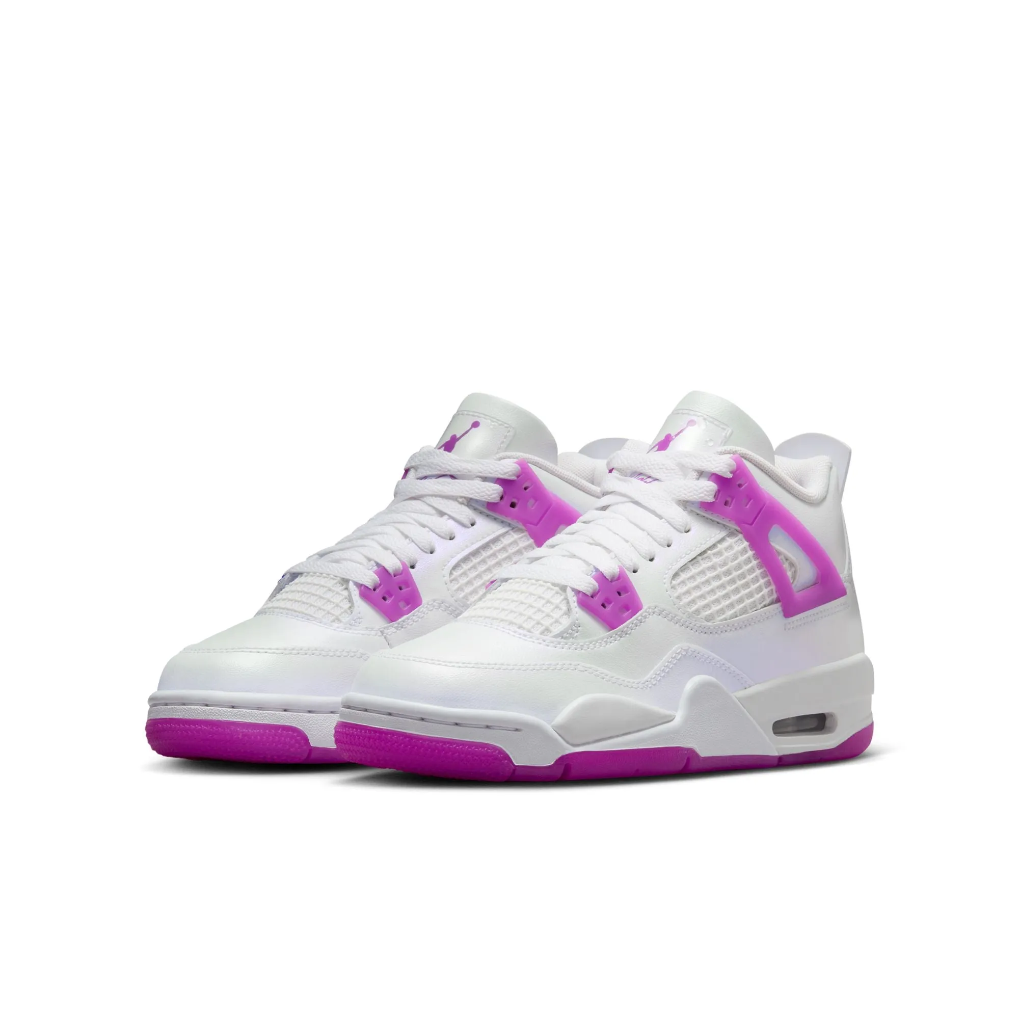 Jordan - Girl - GS Retro 4 - White/Hyper Violet