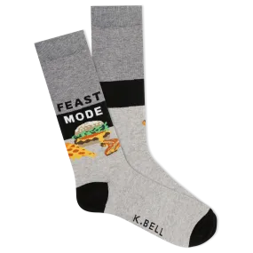 K.Bell Men's Feast Mode Crew Sock