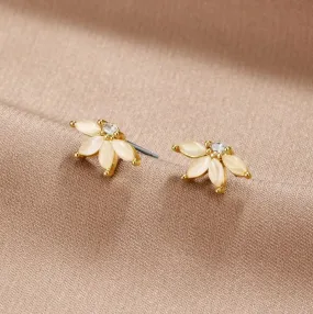 Leaf Stud Earrings