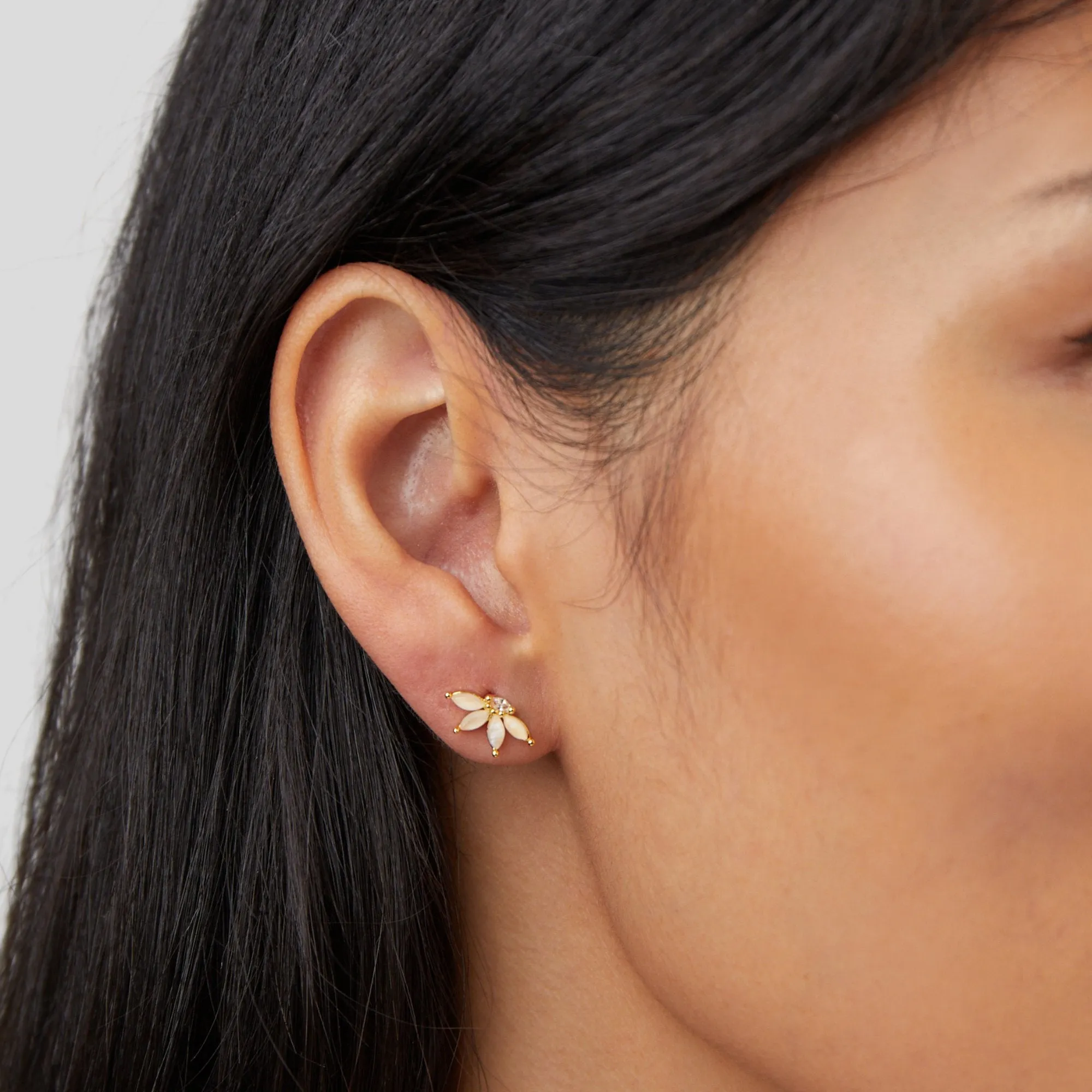 Leaf Stud Earrings