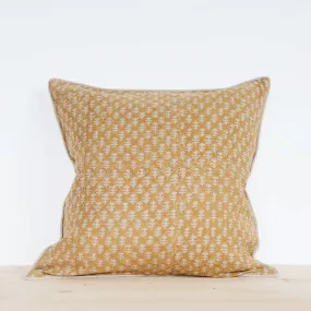 Linen Hand Block-Printed Pillow Cover No. 0706