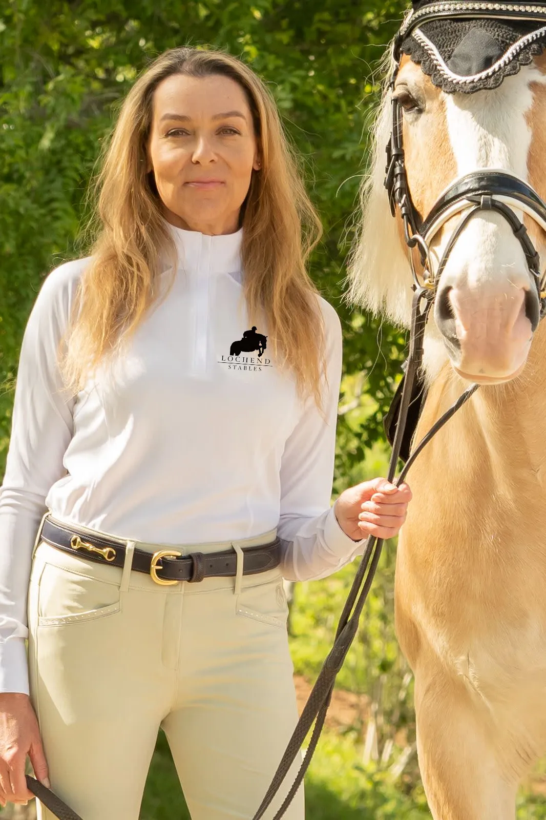 Lochend Stables 'Ingrid' Long Sleeve Show Shirt.